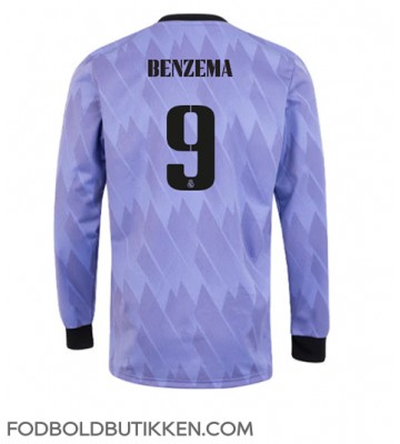 Real Madrid Karim Benzema #9 Udebanetrøje 2022-23 Langærmet